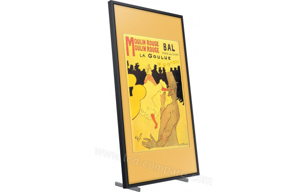 SAMSUNG GQ32LS03TCUXZG - Vue 3/4 gauche mode portrait