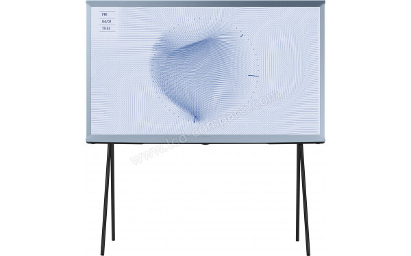 SAMSUNG The Serif GQ43LS01BBUXZG - Vue de face avec support