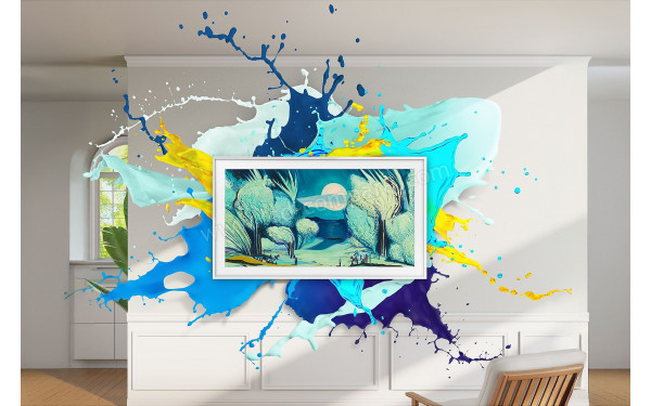 SAMSUNG The Frame GQ65LS03FAUXZG - Mise en situation