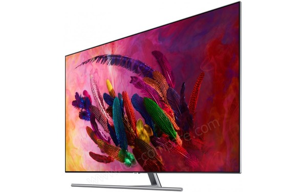 SAMSUNG GQ65Q7FNGTXZG - Vue 3/4 droite du bas