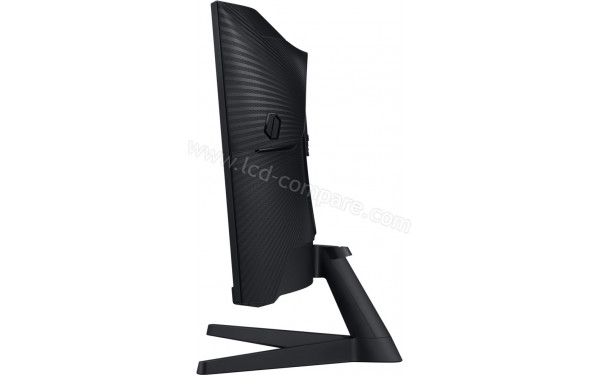 SAMSUNG C27G53TQBU - Vue de profil avec inclinaison vers le bas