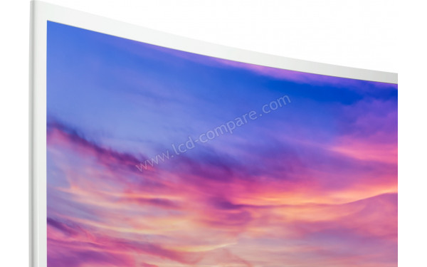 SAMSUNG C32F395FWU - Zoom sur le coin sup&eacute;rieur gauche