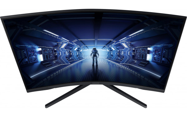 SAMSUNG C32G53TQBU - Vue en plong&eacute;e