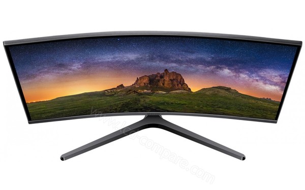 SAMSUNG C32JG56QQU - Vue 3/4 du dessus