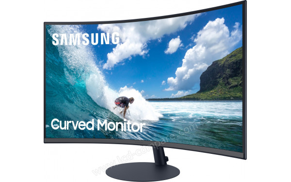 SAMSUNG C32T550FDU - Vue 3/4 droite