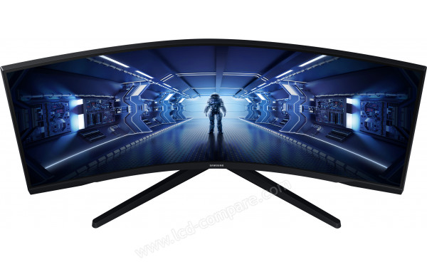 SAMSUNG C34G55TWWPXXU - Vue plong&eacute;e de face