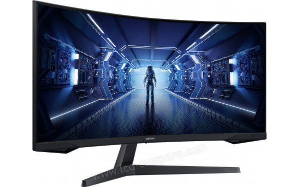 SAMSUNG LC34G55TWWRXXU - Vue 3/4 gauche