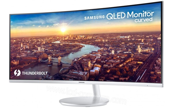 SAMSUNG LC34J791WTRXZG - Vue 3/4 droite