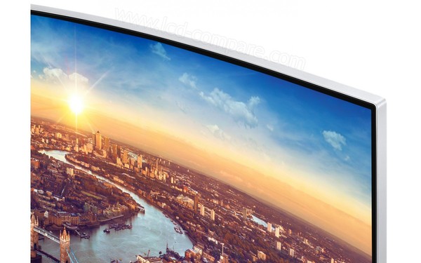 SAMSUNG LC34J791WTUXZG - Zoom sur la partie haute droite