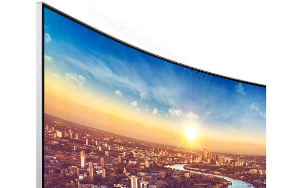 SAMSUNG LC34J791WTUXZG - Zoom sur la partie haute gauche