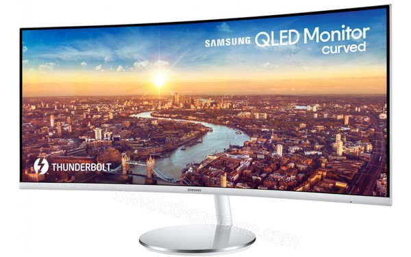 SAMSUNG LC34J791WTUXZG - Vue 3/4 droite