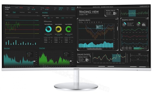 SAMSUNG LC34J791WTUXZG - Vue de face (2)