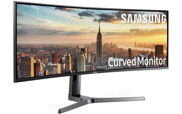 SAMSUNG C43J892DKU - Vue 3/4 gauche