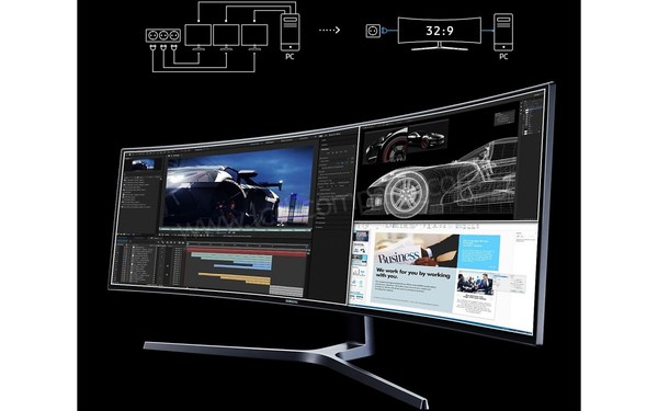SAMSUNG C49HG90DMR - Format 32:9