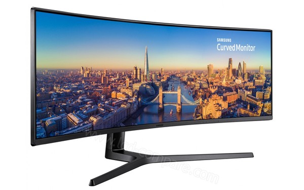 SAMSUNG C49J890DKR - Vue 3/4 gauche