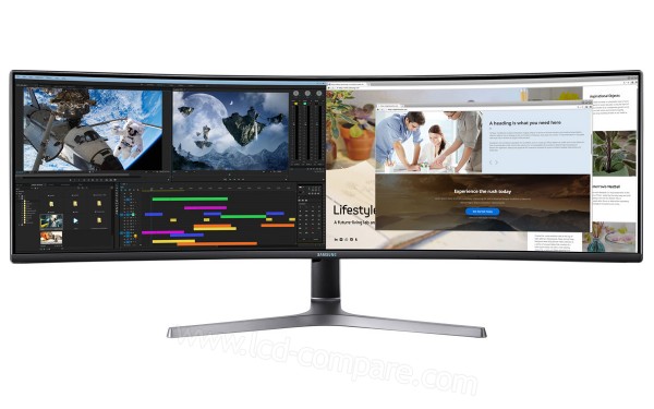 SAMSUNG LC49RG90SSPXXU - Vue de face