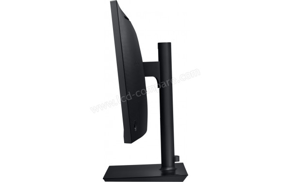 SAMSUNG F27T850QWU - Vue de profil bascul&eacute; vers l'avant