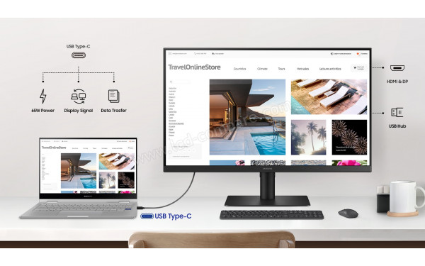 SAMSUNG S24A400UJU - Mise en situation