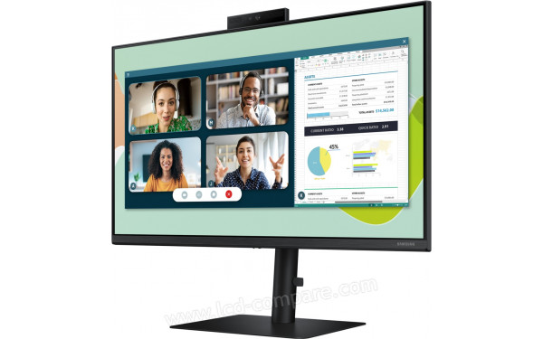 SAMSUNG S24A406VEU - Vue 3/4 droite