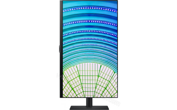 SAMSUNG LS24A600UCUXXU - Vue de face en mode portrait