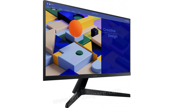 SAMSUNG S24C314EAU - Vue 3/4 gauche