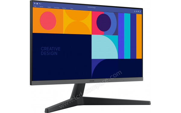 SAMSUNG S24C330GAU - Vue 3/4 gauche