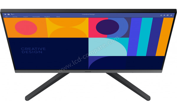 SAMSUNG S24C330GAU - Vue en plong&eacute;e