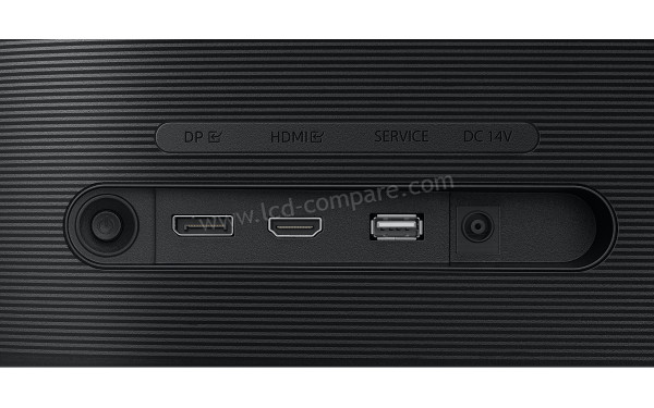 SAMSUNG S24C332GAU - Connectiques