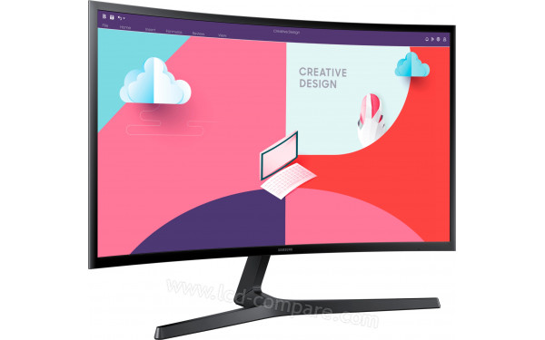 SAMSUNG S24C366EAU - Vue 3/4 gauche