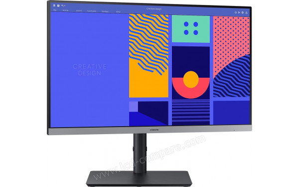 SAMSUNG S24C430GAU - Vue 3/4 gauche