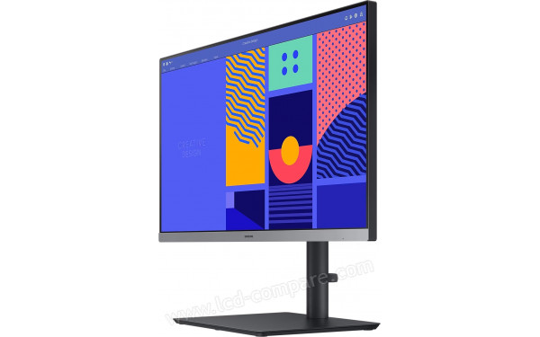 SAMSUNG S24C430GAU - Vue 3/4 droite
