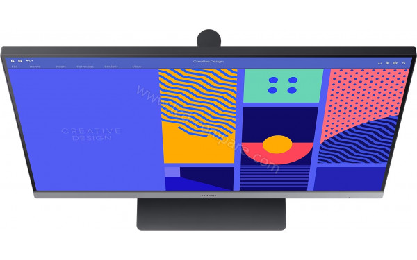 SAMSUNG S24C430GAU - Vue en plong&eacute;e