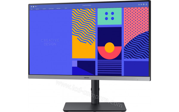 SAMSUNG S24C430GAU - Vue 3/4 droite