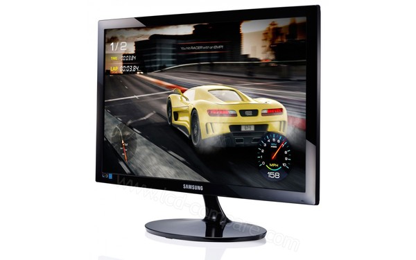 SAMSUNG LS24D330HSU - Vue 3/4 droite 1