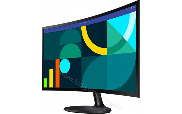 SAMSUNG LS24D364GAUXEN - Vue 3/4 droite