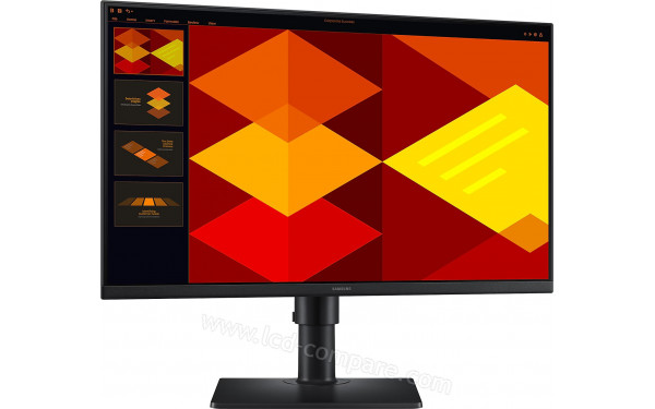 SAMSUNG LS24D402GSUXXE - Vue 3/4 gauche