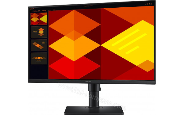 SAMSUNG LS24D402GSUXXE - Vue 3/4 droite