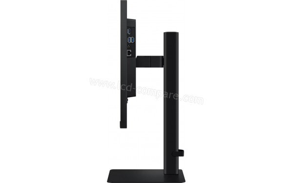 SAMSUNG LS24D600UAUXXU - Vue de profil droit