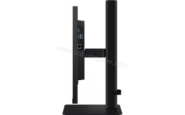 SAMSUNG LS24D600UAUXXU - Vue de profil droit