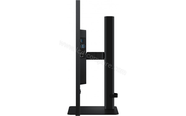 SAMSUNG LS24D604UEUXXE - Vue de profil droit