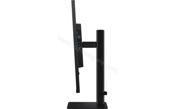 SAMSUNG LS24D604UEUXXE - Vue de profil bascul&eacute; vers l'avant