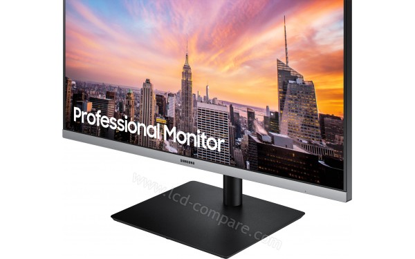 SAMSUNG S24R650FDU - Zoom sur la partie basse