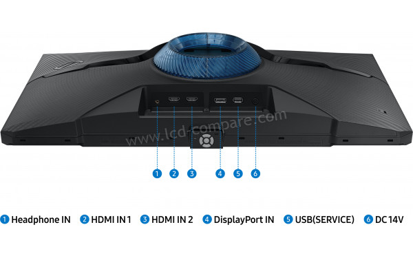 SAMSUNG S25BG400EU - Connectiques