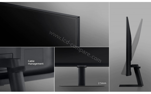 SAMSUNG S27A704NWP - Multi-vues