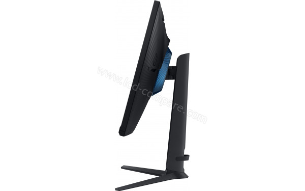 SAMSUNG S27AG320NU - Vue de profil bascul&eacute; vers l'arri&egrave;re
