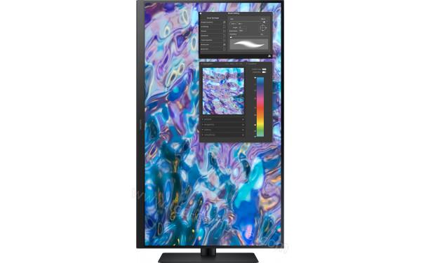 SAMSUNG S27B610EQU - Vue de face en mode portrait