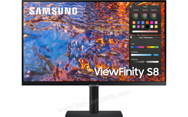 SAMSUNG LS27B802PEPXEN - Vue de face