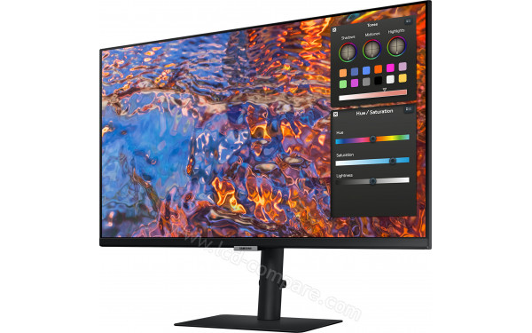 SAMSUNG LS27B802PEPXEN - Vue 3/4 droite