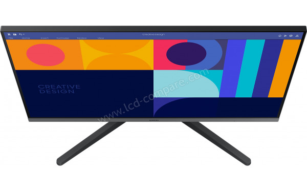 SAMSUNG S27C330GAU - Vue en plong&eacute;e