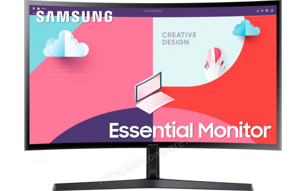 SAMSUNG S27C366EAU - Vue de face